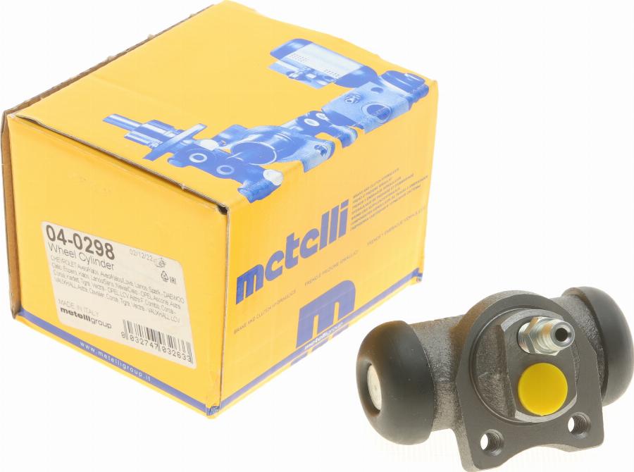 Metelli 04-0298 - Wheel Brake Cylinder autospares.lv