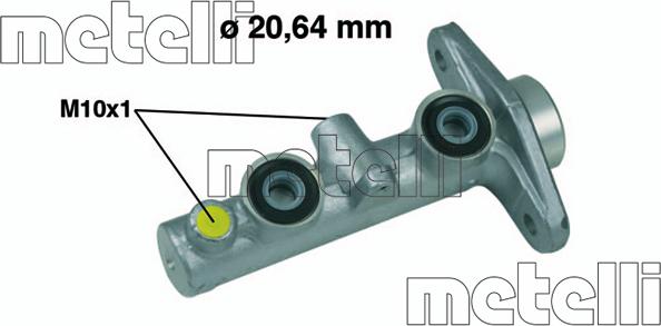 Metelli 05-0497 - Brake Master Cylinder autospares.lv