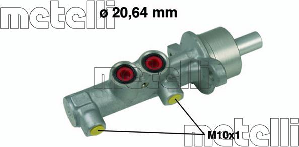 Metelli 05-0538 - Brake Master Cylinder autospares.lv