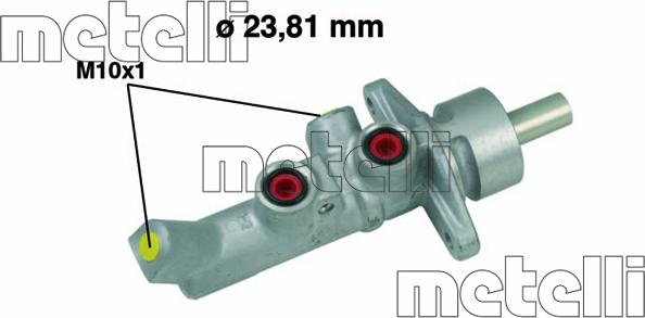 Metelli 05-0647 - Brake Master Cylinder autospares.lv