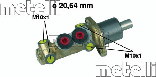 Metelli 05-0059 - Brake Master Cylinder autospares.lv