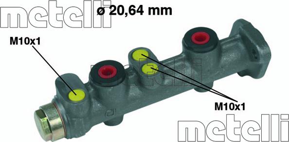 Metelli 05-0066 - Brake Master Cylinder autospares.lv
