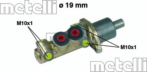 Metelli 05-0061 - Brake Master Cylinder autospares.lv
