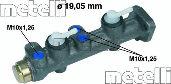 Metelli 05-0063 - Brake Master Cylinder autospares.lv