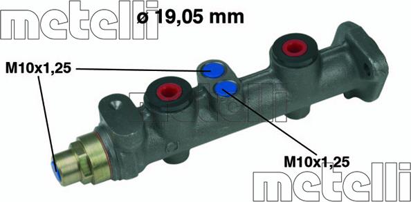 Metelli 05-0014 - Brake Master Cylinder autospares.lv