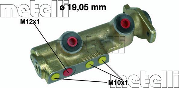 Metelli 05-0080 - Brake Master Cylinder autospares.lv