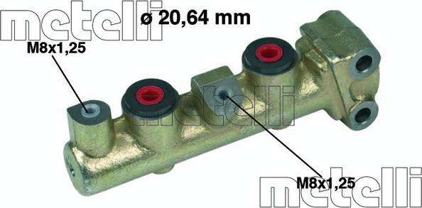 Metelli 05-0038 - Brake Master Cylinder autospares.lv
