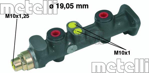 Metelli 05-0029 - Brake Master Cylinder autospares.lv