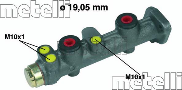 Metelli 05-0024 - Brake Master Cylinder autospares.lv