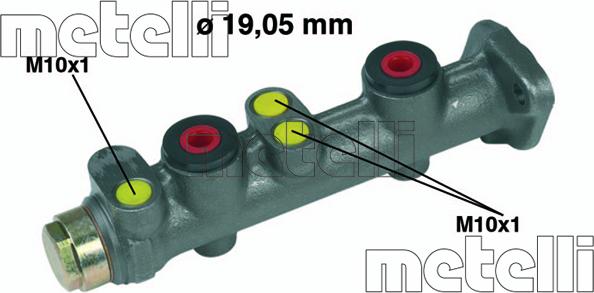 Metelli 05-0028 - Brake Master Cylinder autospares.lv