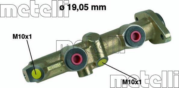 Metelli 05-0076 - Brake Master Cylinder autospares.lv