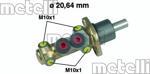 Metelli 05-0142 - Brake Master Cylinder autospares.lv