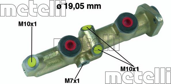 Metelli 05-0155 - Brake Master Cylinder autospares.lv