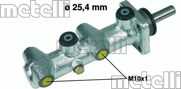 Metelli 05-0110 - Brake Master Cylinder autospares.lv