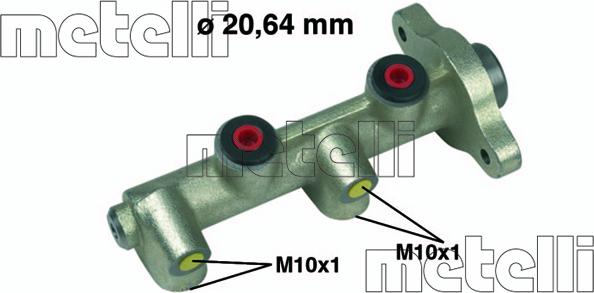 Metelli 05-0118 - Brake Master Cylinder autospares.lv
