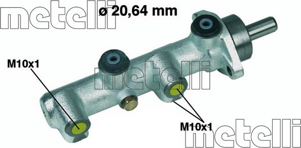 Metelli 05-0129 - Brake Master Cylinder autospares.lv