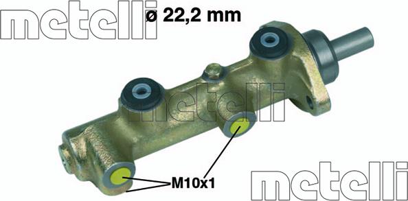 Metelli 05-0127 - Brake Master Cylinder autospares.lv