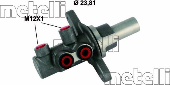 Metelli 05-0842 - Brake Master Cylinder autospares.lv