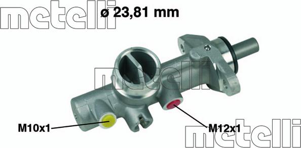 Metelli 05-0352 - Brake Master Cylinder autospares.lv