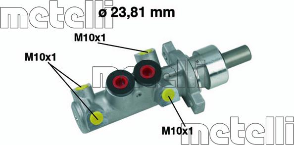Metelli 05-0361 - Brake Master Cylinder autospares.lv