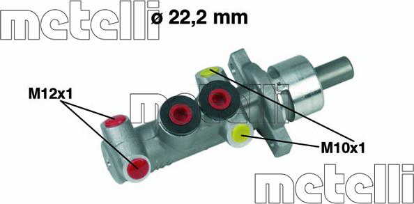 Metelli 05-0310 - Brake Master Cylinder autospares.lv