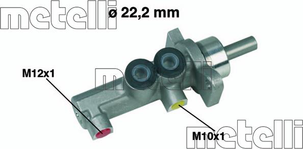 Metelli 05-0381 - Brake Master Cylinder autospares.lv