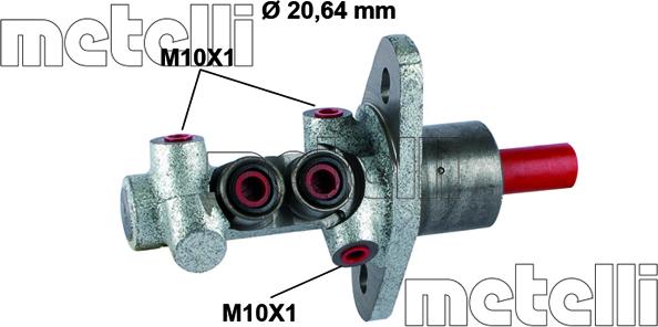 Metelli 05-0375 - Brake Master Cylinder autospares.lv