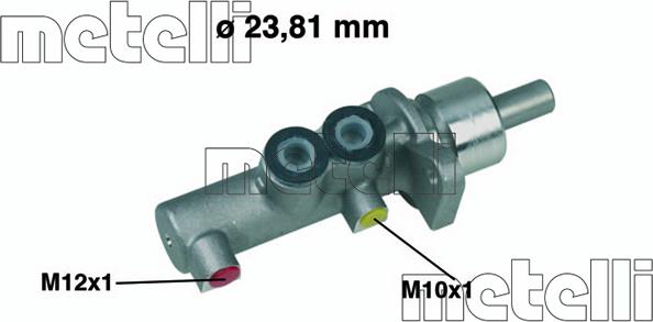 Metelli 05-0378 - Brake Master Cylinder autospares.lv