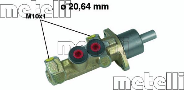 Metelli 05-0242 - Brake Master Cylinder autospares.lv