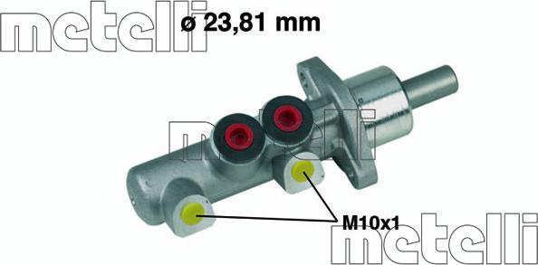 Metelli 05-0259 - Brake Master Cylinder autospares.lv