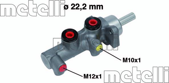 Metelli 05-0755 - Brake Master Cylinder autospares.lv