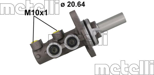 Metelli 05-1162 - Brake Master Cylinder autospares.lv