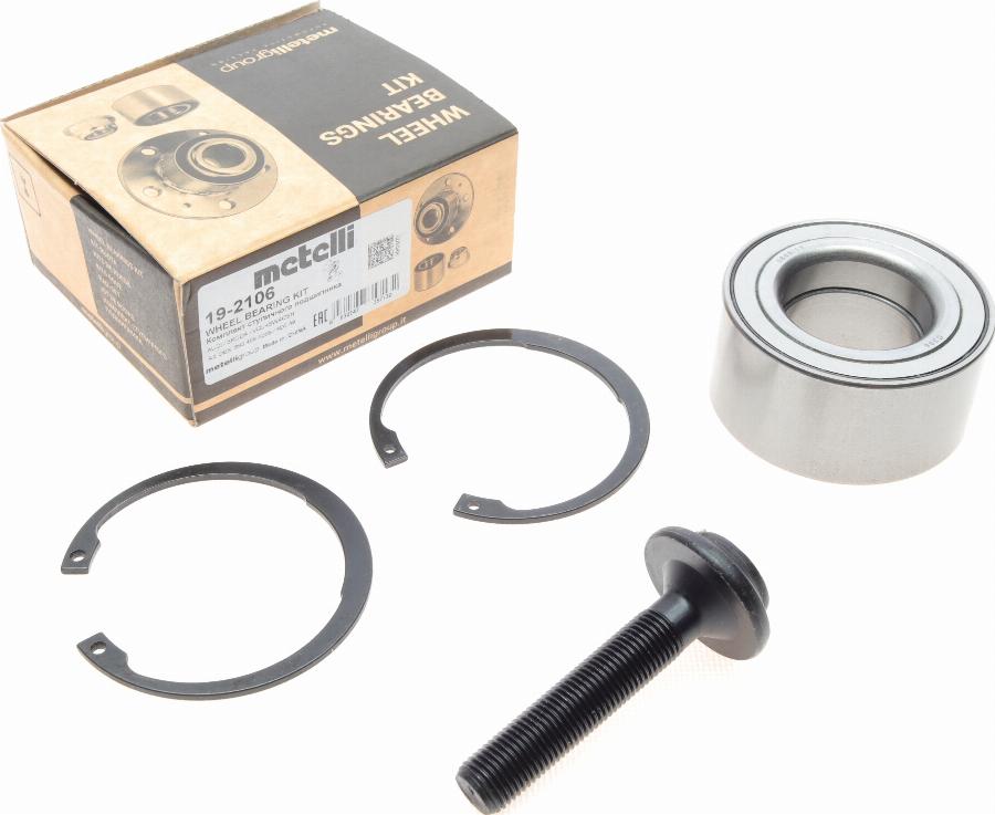 Metelli 19-2106 - Wheel hub, bearing Kit autospares.lv