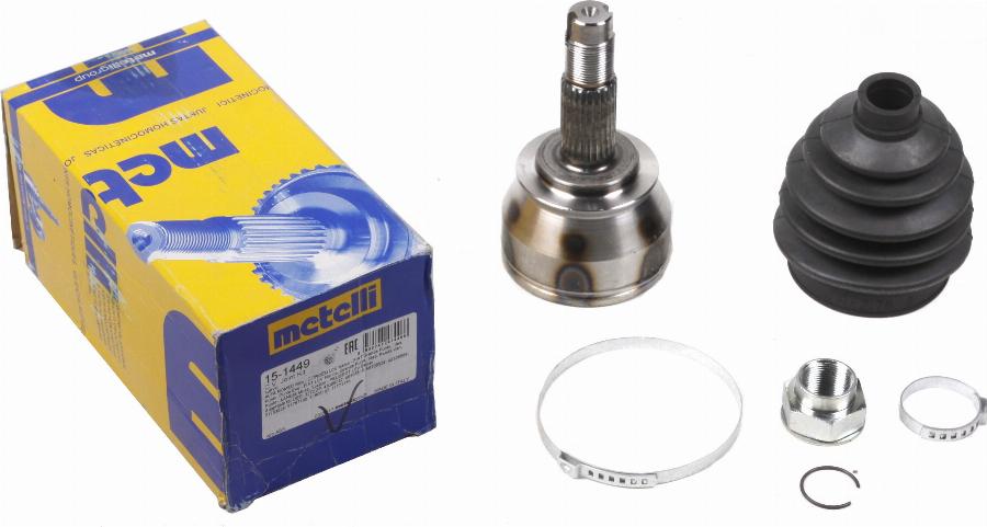 Metelli 15-1449 - Joint Kit, drive shaft autospares.lv