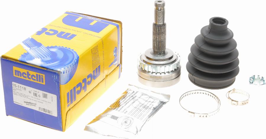 Metelli 15-1118 - Joint Kit, drive shaft autospares.lv