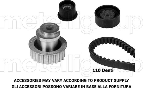 Metelli 29-0404 - Timing Belt Set autospares.lv