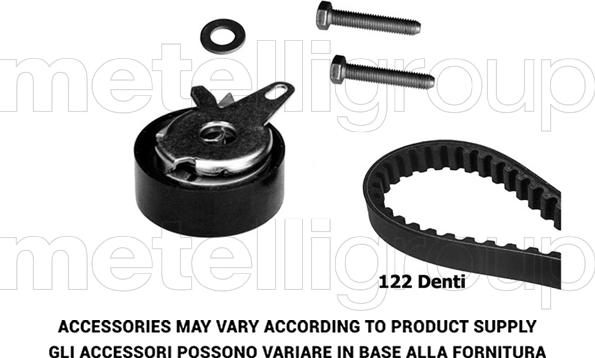 Metelli 29-0405 - Timing Belt Set autospares.lv