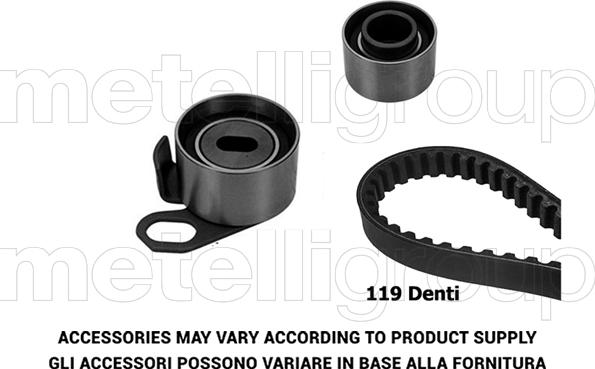 Metelli 29-0402 - Timing Belt Set autospares.lv