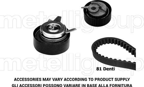 Metelli 29-0412 - Timing Belt Set autospares.lv