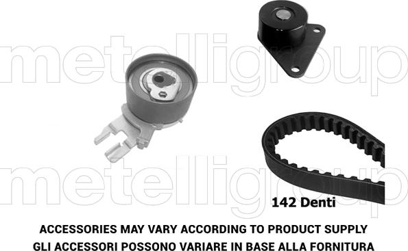 Metelli 29-0044 - Timing Belt Set autospares.lv