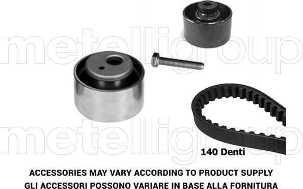 Metelli 29-0048 - Timing Belt Set autospares.lv