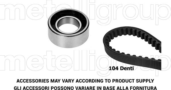 Metelli 29-0059 - Timing Belt Set autospares.lv