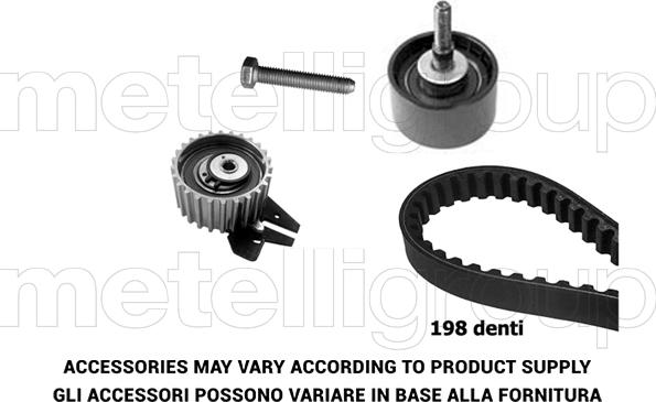 Metelli 29-0056 - Timing Belt Set autospares.lv