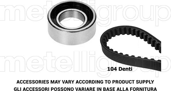 Metelli 29-0058 - Timing Belt Set autospares.lv