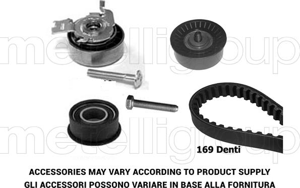 Metelli 29-0005 - Timing Belt Set autospares.lv