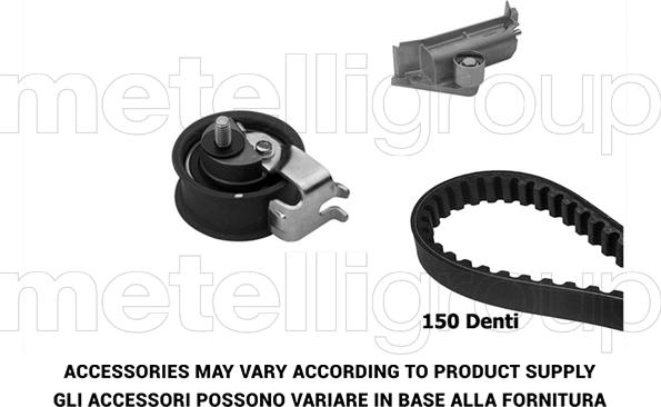 Metelli 29-0015 - Timing Belt Set autospares.lv