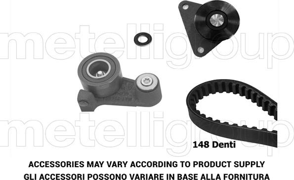 Metelli 29-0011 - Timing Belt Set autospares.lv