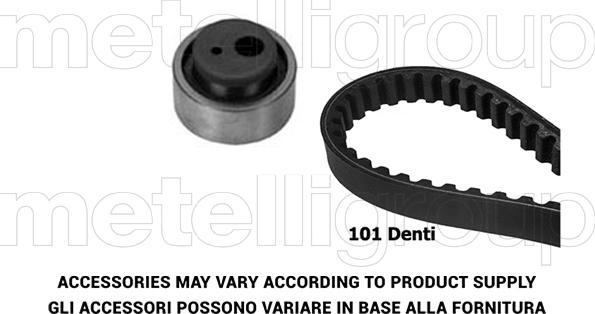 Metelli 29-0013 - Timing Belt Set autospares.lv