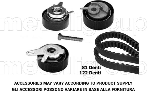 Metelli 29-0085 - Timing Belt Set autospares.lv