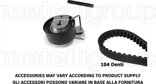 Metelli 29-0038 - Timing Belt Set autospares.lv